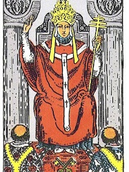 ไพ่ยิบซีใบที่ V(The Hierophant)